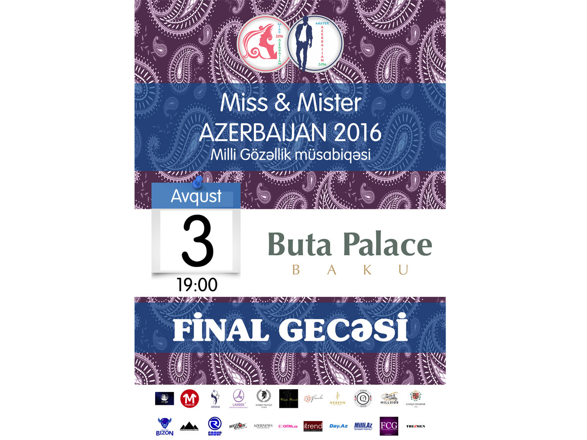 В День поцелуя с зеркалом выберут "Мисс и Мистер Азербайджан -2016"