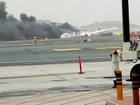 "Emirates Airlines" aviaşirkətinin təyyarəsi Dubayda uğursuz eniş edib (FOTO/VİDEO)