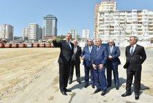 President Aliyev lays foundation of new road-transport infrastructure  (PHOTO)