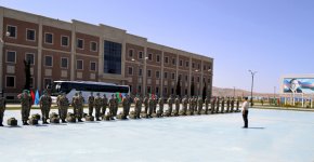 Группа азербайджанских миротворцев вернулась из Афганистана на родину (ФОТО)
