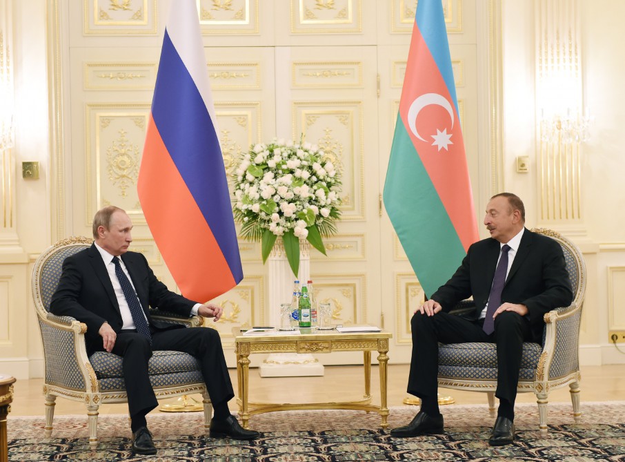 Cumhurbaşkanı Aliyev: Azerbaycan Rusya'nın Dağlık Karabağ sorunu çözümündeki rölünü önemsiyor