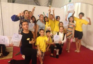 Юные азербайджанские артисты завоевали на фестивале в России пять наград (ФОТО)