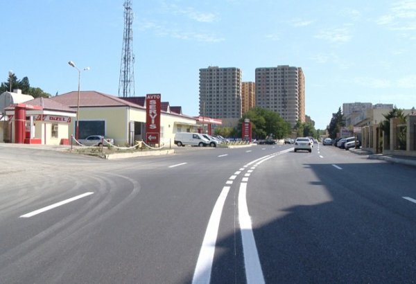Отремонтирован ряд улиц в одном из районов Баку (ВИДЕО, ФОТО)