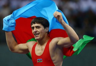 Azerbaijani wrestler advances to 1/8 finals at Rio 2016