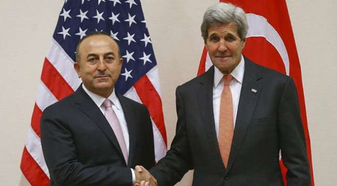Kerry, Cavusoglu discuss situation in Aleppo over phone