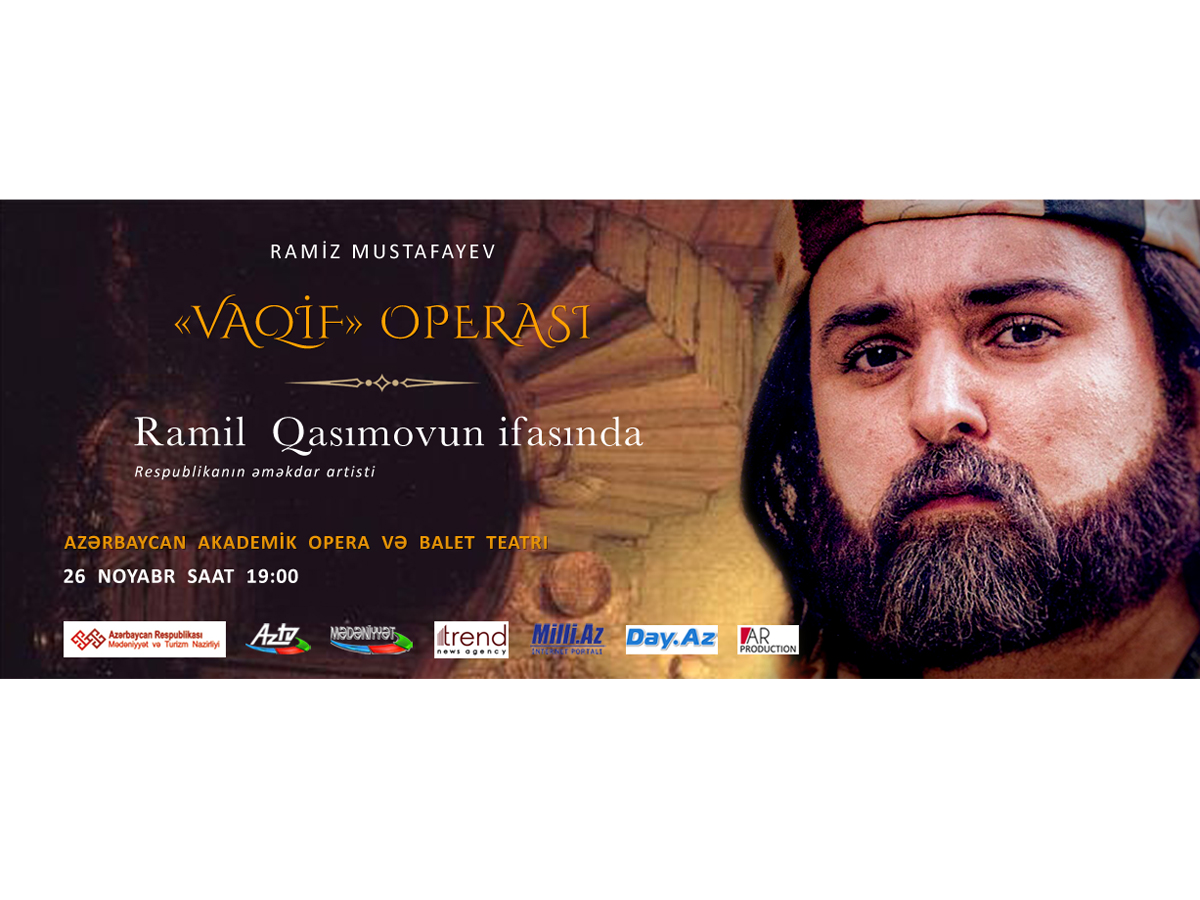 Рамиль Гасымов в образе Вагифа в одноименной опере (ФОТО/ВИДЕО)