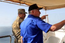 В ходе учений ВМС Азербайджана провели  боевые стрельбы