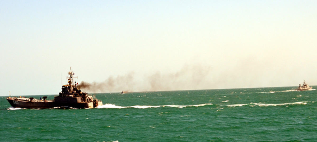 Hərbi Dəniz Qüvvələrinin təlimləri başa çatdı (FOTO)