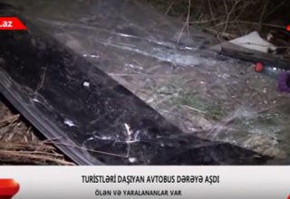 Ərəb turistlərin öldüyü ağır qəzanın görüntüləri yayıldı (FOTO/VİDEO)