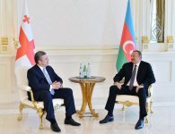 Prezident İlham Əliyev: Azərbaycanla Gürcüstanı uğurla inkişaf edən nəqliyyat və energetika layihələri birləşdirir (YENİLƏNİB) (FOTO)