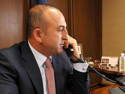 Çavuşoğlu, Kerry ile telefonda görüştü
