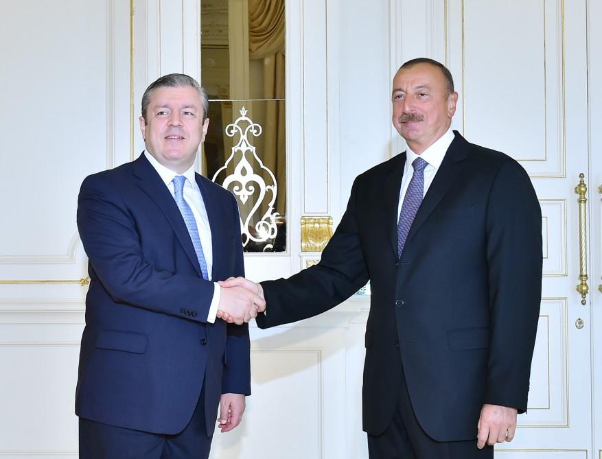 Ilham Aliyev receives Georgia’s PM Kvirikashvili (PHOTO)