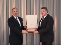 Ilham Aliyev, his spouse meet Azerbaijani Olympians