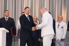Ilham Aliyev, his spouse meet Azerbaijani Olympians