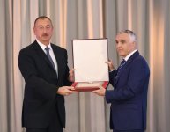 Ilham Aliyev, his spouse meet Azerbaijani Olympians