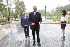 Президент Азербайджана принял участие в открытии историко-краеведческого музея в Масаллы (ФОТО)
