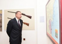 Президент Азербайджана принял участие в открытии историко-краеведческого музея в Масаллы (ФОТО)