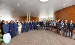 Президент Ильхам Алиев принял участие в открытии комплекса ASAN həyat в Масаллы (ФОТО)