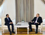 Ilham Aliyev receives DP World CEO (UPDATE)