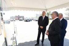 Президент Азербайджана открыл автомобильную дорогу Худат-Ялама-Зухулоба (ФОТО)