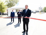 Президент Азербайджана открыл автомобильную дорогу Худат-Ялама-Зухулоба (ФОТО)