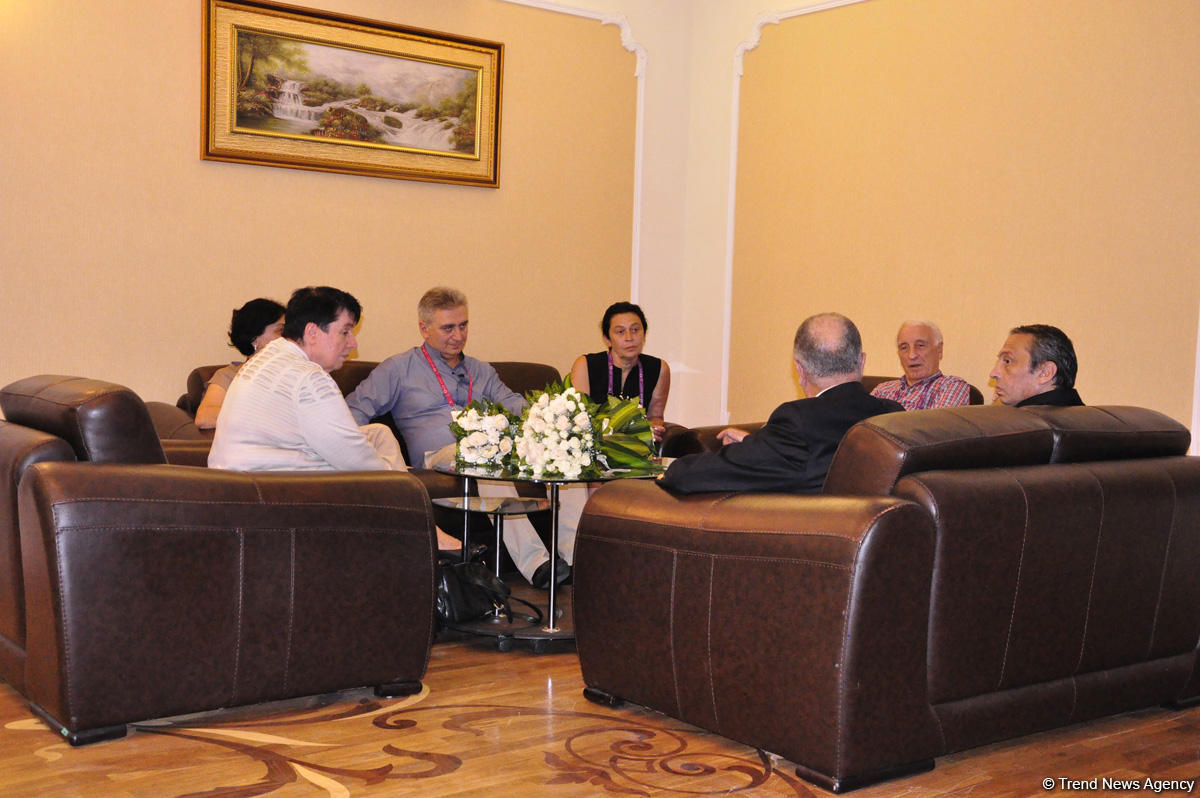 В посольстве Грузии в Азербайджане прошла встреча с грузинскими гроссмейстерами