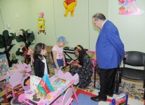 Vice-President of Heydar Aliyev Foundation Leyla Aliyeva visits Children`s Clinic of National Oncology Center (PHOTO)