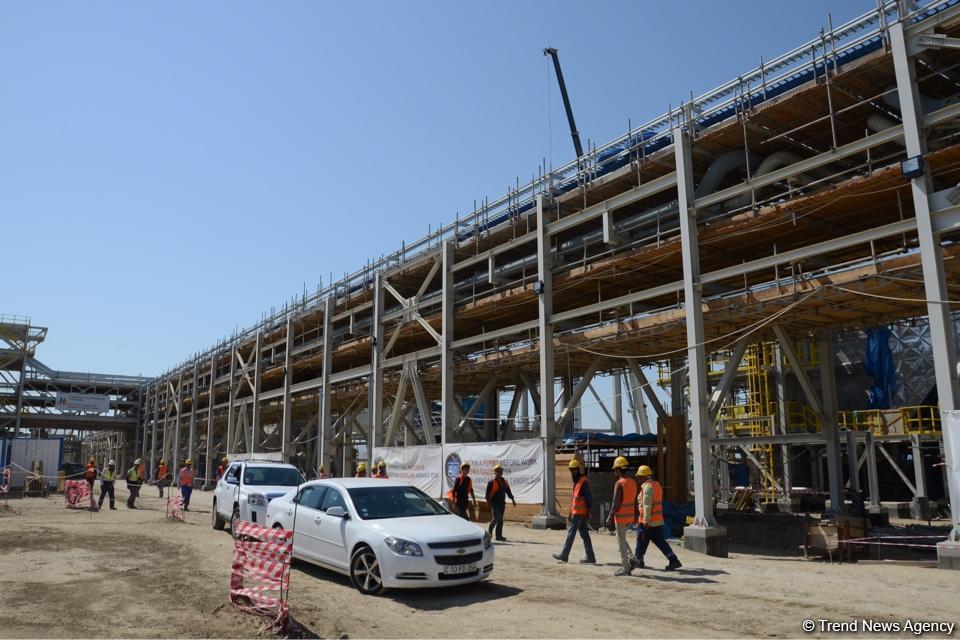 Процесс строительства карбамидного завода SOCAR завершен более чем на 40% (ФОТО)