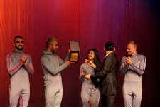 “Üç məkan” II Şəki Beynəlxalq Teatr Festivalının üçüncü günü keçirilib (FOTO)