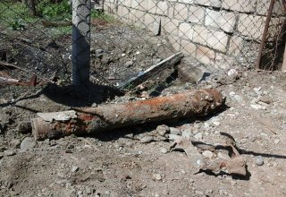 В Тертере обнаружена неразорвавшаяся часть ракеты комплекса "Град" (ФОТО)