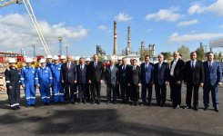 Ilham Aliyev attends ground breaking ceremony of new facility (PHOTO)