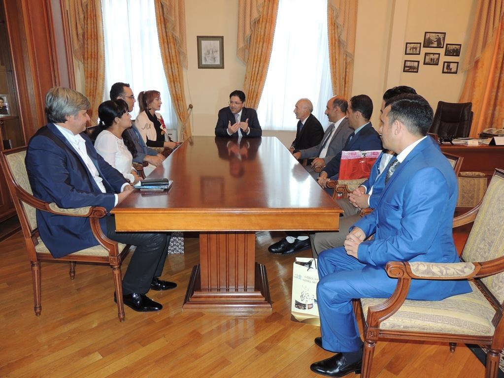 Мурад Адыгезалзаде принял зарубежных гостей юбилея азербайджанского ансамбля  (ФОТО)