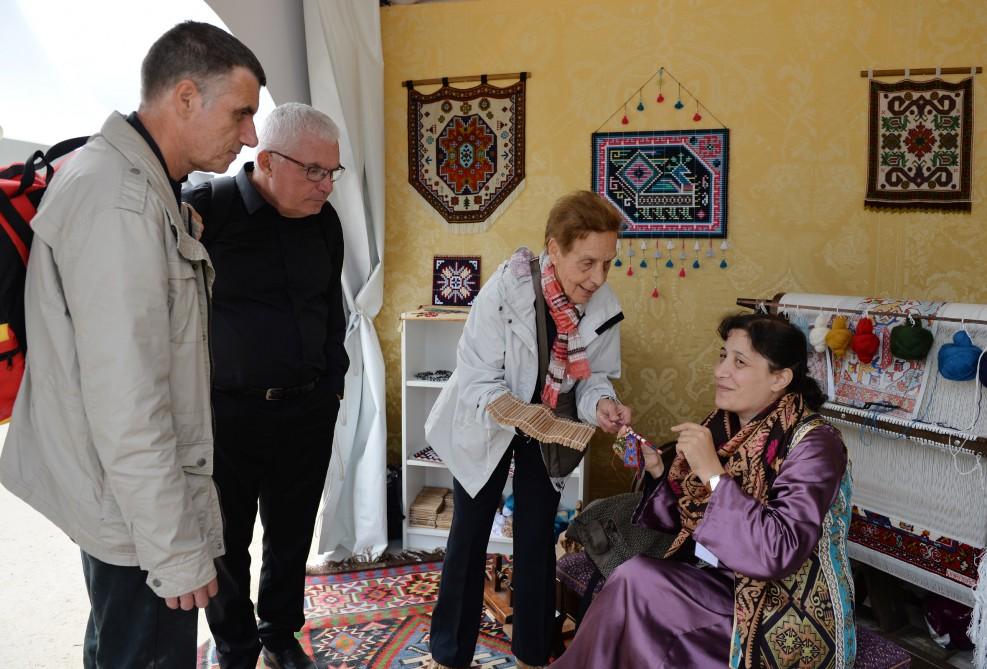 Mehriban Aliyeva at opening of Azerbaijani Village in Paris (PHOTO)