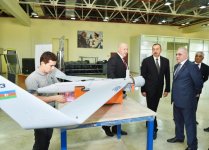Ilham Aliyev attends Zarba UAVs presentation (PHOTO)