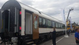 Презентован пассажирский вагон для  железной дороги Баку-Тбилиси-Карс (ФОТО)
