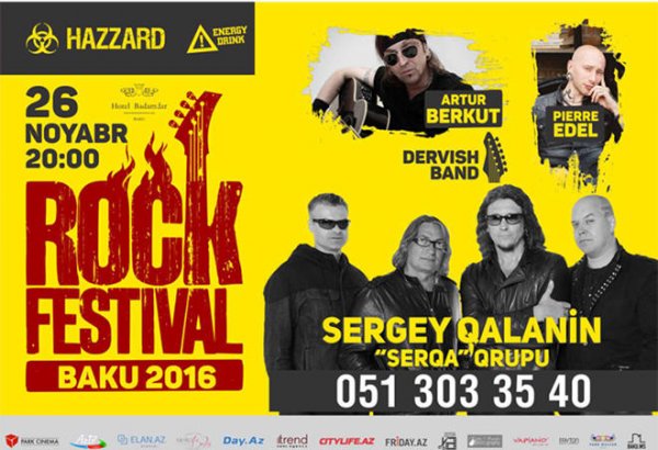 Экс-солист группы "Ария" Артур Беркут приглашает азербайджанскую молодежь на Baku Rock Festival 2016 (ВИДЕО)