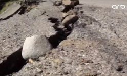 Оползень в южном регионе Азербайджана повредил газопровод (ВИДЕО/ ФОТО)