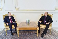 Президент Ильхам Алиев принял заместителя председателя Совфеда России (ФОТО)