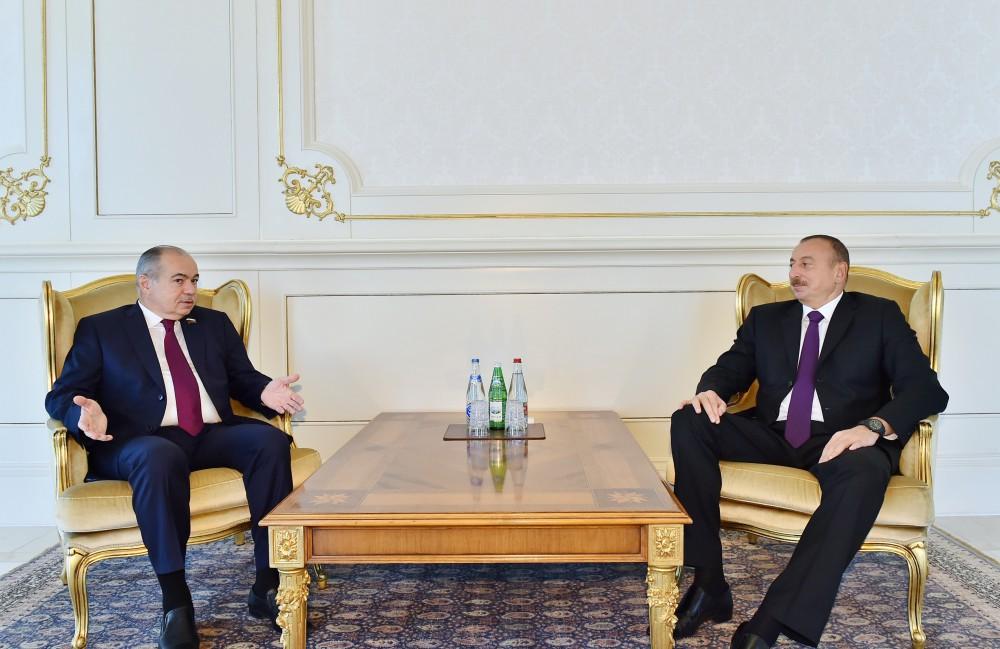 Ilham Aliyev receives Deputy Chairman of Council of Federation of Russian Federal Assembly (PHOTO)