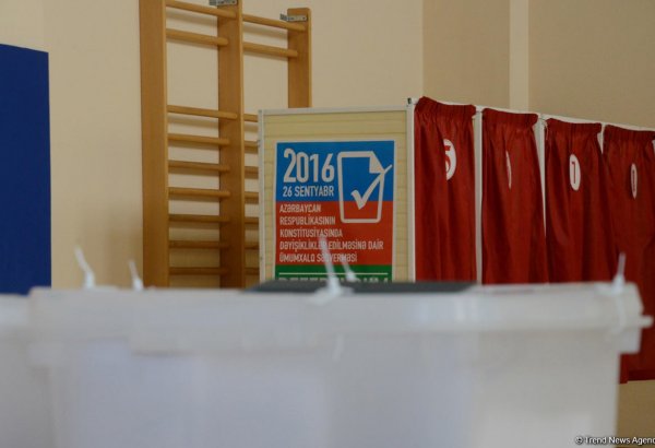 Referendumda seçicilərin 69,7 faizi səs verib
