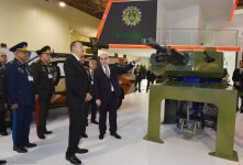 Ilham Aliyev views ADEX 2016 exhibition  (PHOTO)