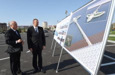 Prezident İlham Əliyev Sumqayıt Dənizkənarı Bulvarının açılışında iştirak edib (FOTO)