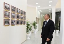 Президент Ильхам Алиев принял участие в открытии Детской школы искусств в Сумгайыте (ФОТО)