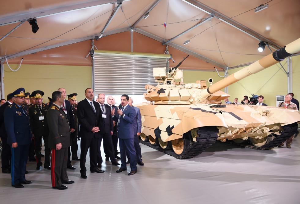 Ilham Aliyev views ADEX 2016 exhibition  (PHOTO)