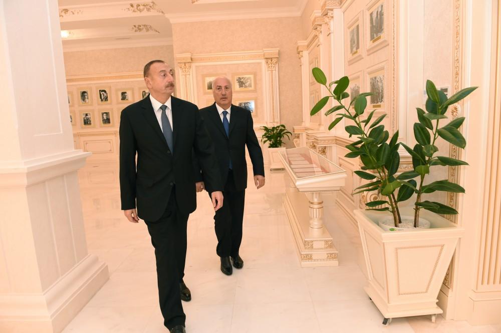 Президент Азербайджана принял участие в открытии здания Центра Гейдара Алиева в Сумгайыте (ФОТО)