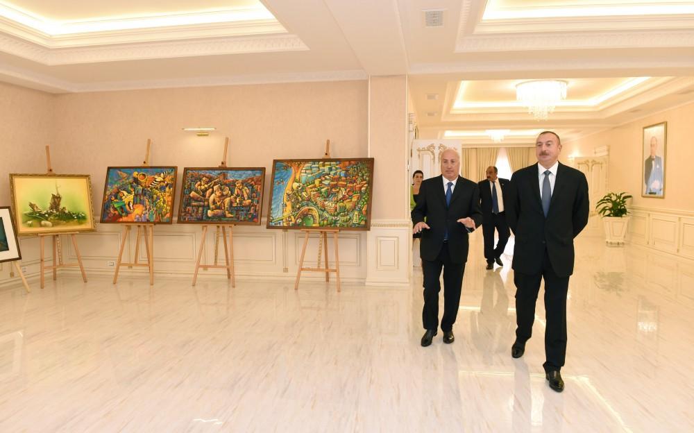 Prezident İlham Əliyev Sumqayıtda Heydər Əliyev Mərkəzinin binasının açılışında iştirak edib (FOTO) (YENİLƏNİB 2)