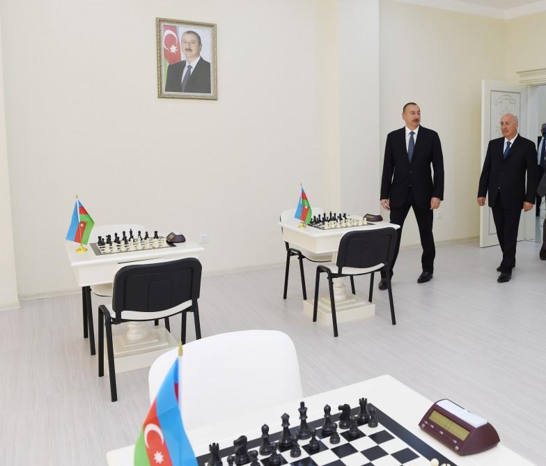Ilham Aliyev opens Chess School in Sumgayit (PHOTOS)