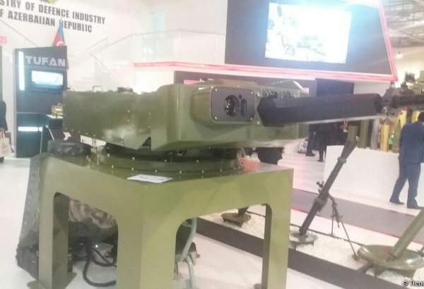 Азербайджан демонстрирует снайперский пулемет Şimşək на выставке ADEX 2016 (FOTO)