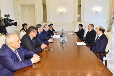 Prezident İlham Əliyev Tacikistan Ali Məclisi Nümayəndələr Palatasının sədrini qəbul edib (FOTO) (YENİLƏNİB)