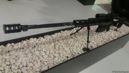 Azerbaijan showcases new sniper rifle at ADEX 2016